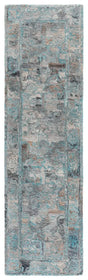 Safavieh Anatolia 2'-3" x 8'-0" Rug in Turquoise / Grey