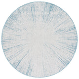 Safavieh Courtyard 6'-7" x 6'-7" Rug in Beige / Aqua