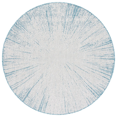 Safavieh Courtyard 6'-7" x 6'-7" Rug in Beige / Aqua