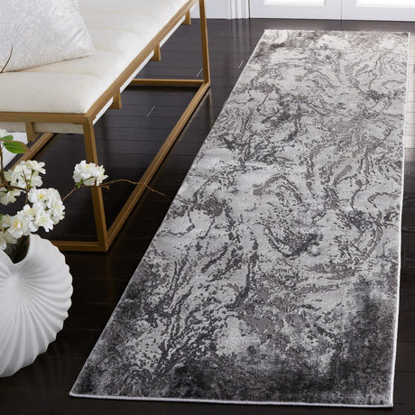 Safavieh Craft 2'-3" x 8'-0" Rug in Grey / Silver
