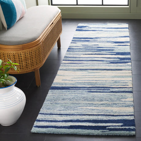Safavieh Bellagio 2'-3" x 8'-0" Rug in Blue / Ivory