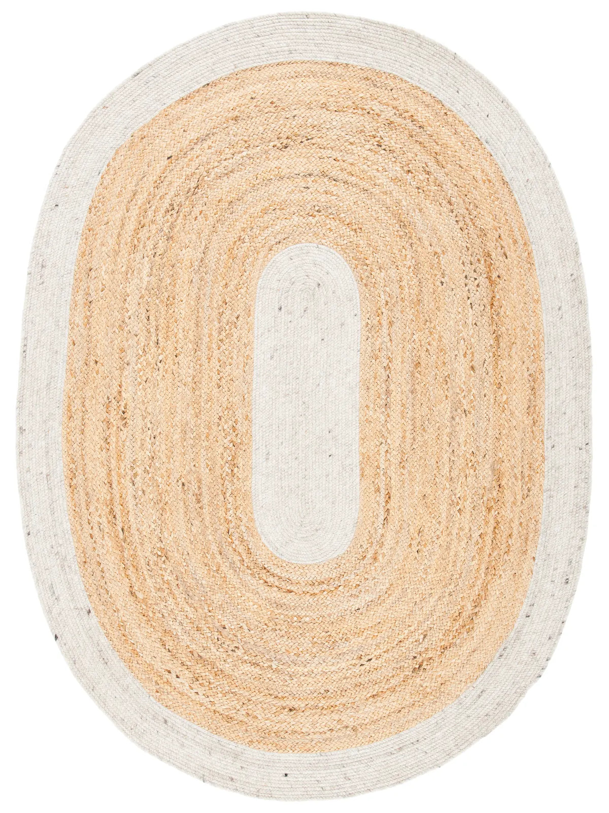 Safavieh Braided 5'-0" x 7'-0" Rug in Beige / Natural