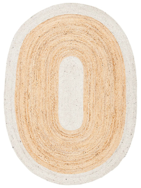 Safavieh Braided 5'-0" x 7'-0" Rug in Beige / Natural