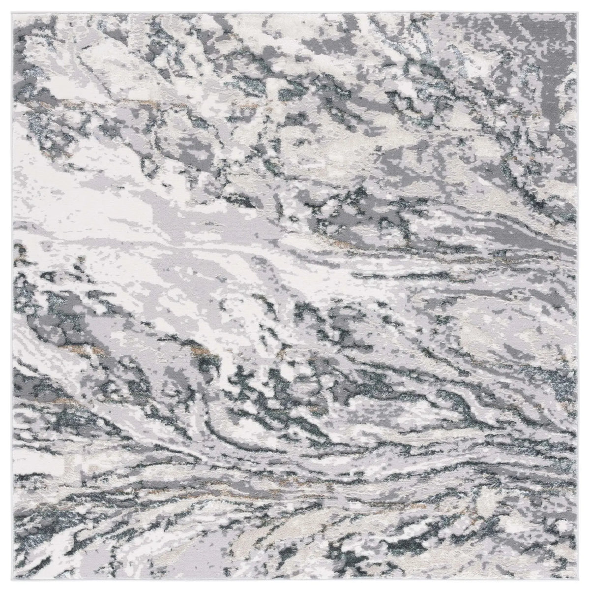 Safavieh Alenia 100 6'-7" x 6'-7" Rug in Grey / Blue