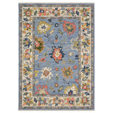 Oriental Weavers Sphinx LUCCA 2889A Blue Floral Rugs - main flat