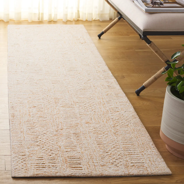 Safavieh Pine 2'-3" x 8'-0" Rug in Rust / Ivory