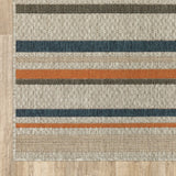 Oriental Weavers Sphinx Latitude 602W Grey / Blue Rugs - corner detail