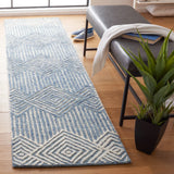 Safavieh Metro 2'-3" x 9'-0" Rug in Blue / Ivory