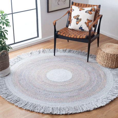 Safavieh Cape Cod 5'-0" x 5'-0" Rug in Yellow / Pink