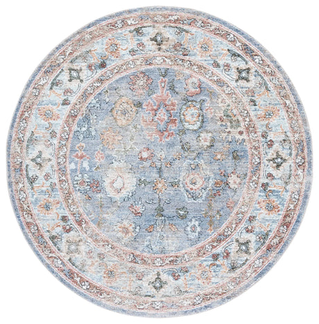 Safavieh Jasmine 5'-3" x 5'-3" Rug in Blue / Gold