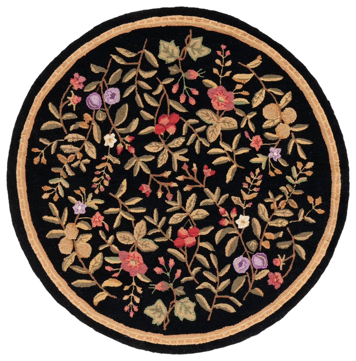Safavieh Chelsea 5'-6" x 5'-6" Rug in Black