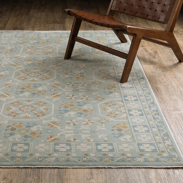 Oriental Weavers Sphinx Maeve MAE14 Grey Rugs - angle/detail