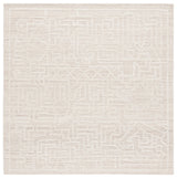 Safavieh Abstract 6'-0" x 6'-0" Rug in Beige / Ivory