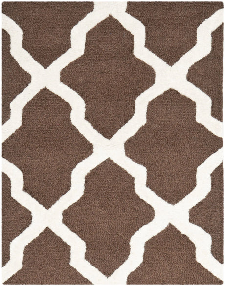 Safavieh Cambridge 2'-0" x 3'-0" Rug in Dark Brown / Ivory