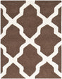 Safavieh Cambridge 2'-0" x 3'-0" Rug in Dark Brown / Ivory