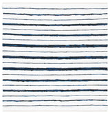 Safavieh Montauk 6'-0" x 6'-0" Rug in Navy / Ivory