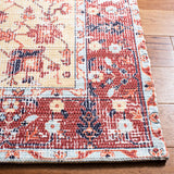 Safavieh Saffron 4'-0" x 6'-0" Rug in Rust / Aqua