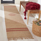 Safavieh Natural Fiber 2'-0" x 9'-0" Rug in Rust / Natural