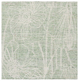Safavieh Metro 6'-0" x 6'-0" Rug in Green / Ivory