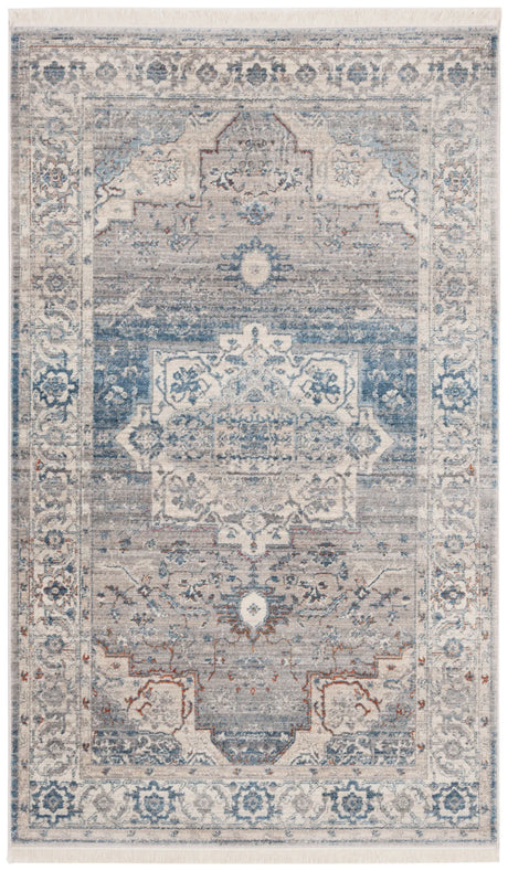 Safavieh Vintage Persian 3'-0" x 5'-0" Rug in Grey / Blue