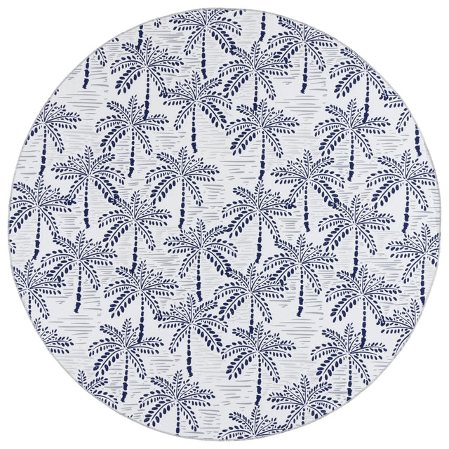 Safavieh Malibu 6'-0" x 6'-0" Rug in Ivory / Navy