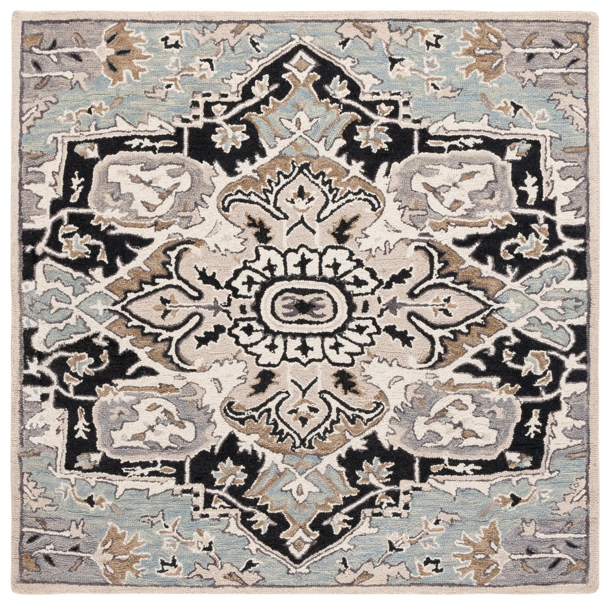 Safavieh Aspen 6'-0" x 6'-0" Rug in Blue / Black