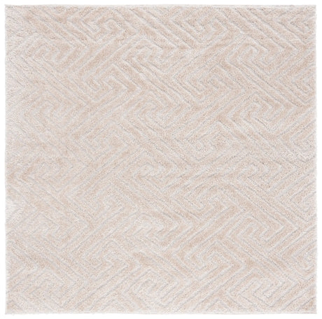 Safavieh Tahoe Shag 6'-7" x 6'-7" Rug in Beige