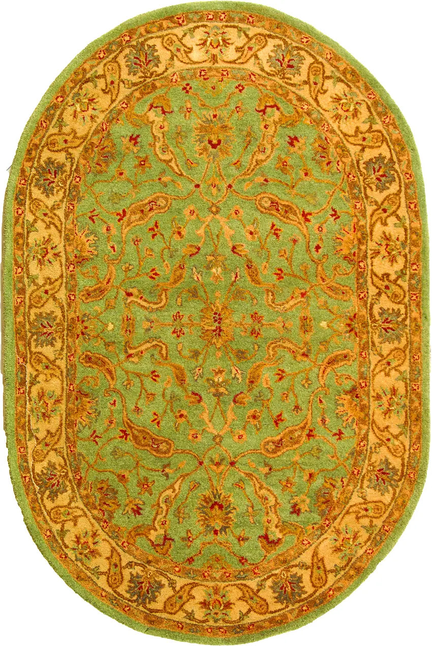 Safavieh Antiquity 4'-6" x 6'-6" Rug in Teal / Beige