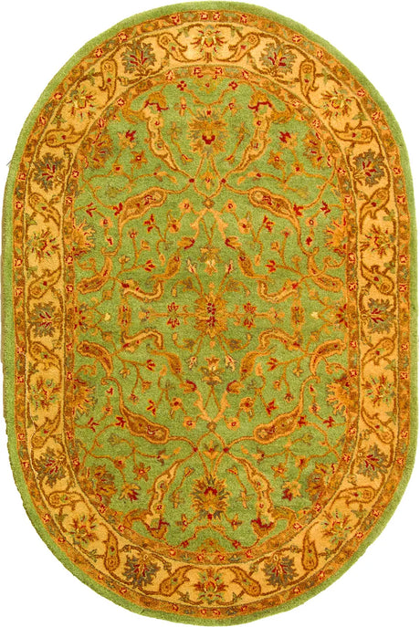 Safavieh Antiquity 4'-6" x 6'-6" Rug in Teal / Beige