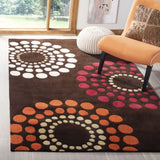 Safavieh Soho 5'-0" x 8'-0" Rug in Brown / Multi