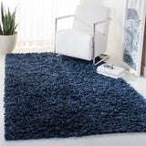 Safavieh Sheep Shag 4'-0" x 6'-0" Rug in Navy