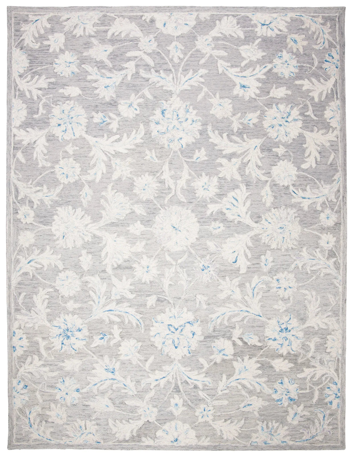 Safavieh Micro-Loop 10'-0" x 14'-0" Rug in Grey / Ivory