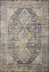 Loloi Indra Ina-03 Charcoal/Natural Rug - main flat