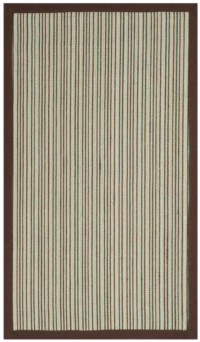 Safavieh Natural Fiber 3'-0" x 5'-0" Rug in Teal / Brown