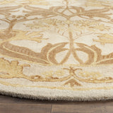 Safavieh Antiquity 6'-0" x 6'-0" Rug in Beige / Gold
