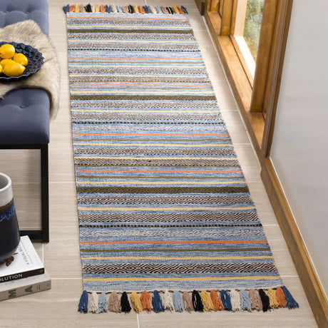 Safavieh Montauk 2'-3" x 8'-0" Rug in Blue / Multi
