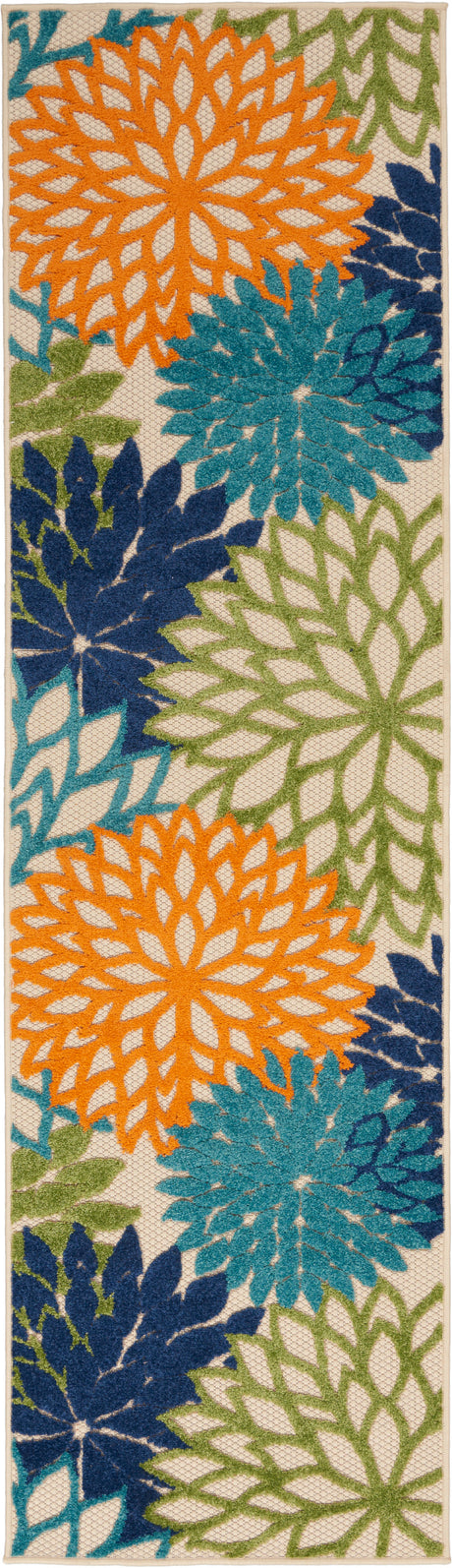 Nourison Aloha ALH05 Machine Made Multicolor Rug