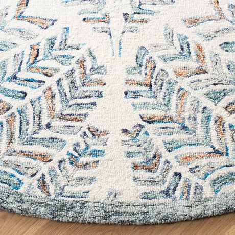 Safavieh Capri 10'-0" x 10'-0" Rug in Ivory / Blue