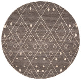 Safavieh Bohemian 6'-0" x 6'-0" Rug in Grey / White