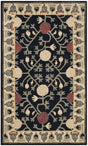 Safavieh Heritage 3'-0" x 5'-0" Rug in Navy / Ivory