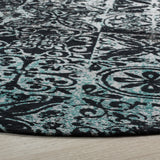 Safavieh Classic Vintage 6'-0" x 6'-0" Rug in Teal / Black