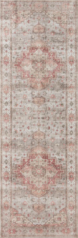 Loloi Heidi Hei-02 Dove/Spice Rugs - runner flat