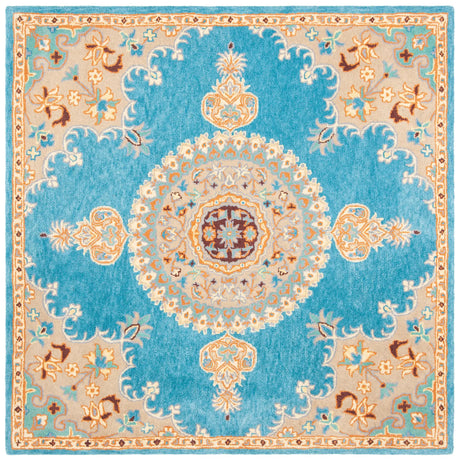 Safavieh Heritage 6'-0" x 6'-0" Rug in Blue / Beige