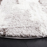 Safavieh Berber Shag 7'-0" x 7'-0" Rug in Grey / Dark Grey