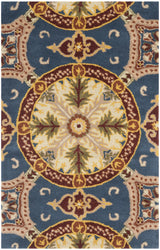 Safavieh Wyndham 2'-0" x 3'-0" Rug in Blue / Gold