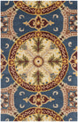 Safavieh Wyndham 2'-0" x 3'-0" Rug in Blue / Gold