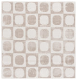 Safavieh Saylor 100 6'-3" x 6'-3" Rug in Beige / Ivory