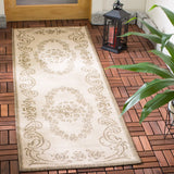 Safavieh Courtyard 2'-3" x 6'-7" Rug in Natural / Brown