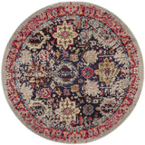 Safavieh Monaco 5'-0" x 5'-0" Rug in Grey / Multi
