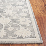 Safavieh Ebony 4'-0" x 6'-0" Rug in Silver / Ivory